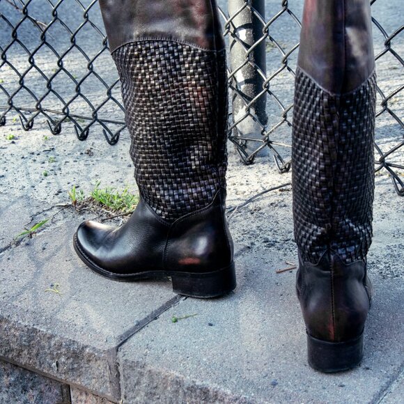 1990s made in Italy Vera Gomma Knee-high boots - Picture 4 of 4